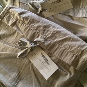 Mitchell Gold + Bob Williams Vintage Washed Cotton Percale Euro Pillow…